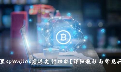 如何设置tpWallet延迟支付功能?详细教程与常见问题解析