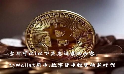 当然可以！以下是您请求的内容。

tpWallet新币：数字货币投资的新时代