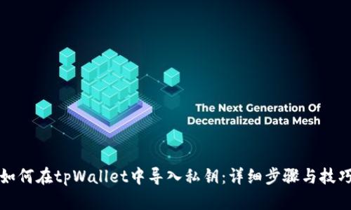 如何在tpWallet中导入私钥:详细步骤与技巧