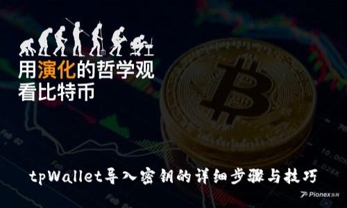 tpWallet导入密钥的详细步骤与技巧